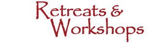 Retreats and Workshops page title graphic